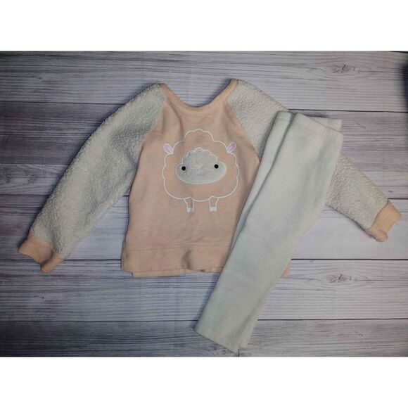 Other - Cozy Kids Sheep Matching Set - Cream and White